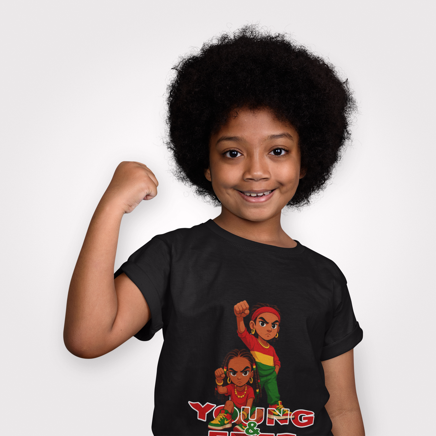 Young & Free Kids Empowering Youth Unisex T-Shirt